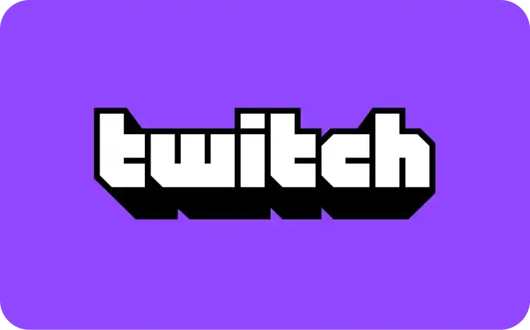 Twitch logo.